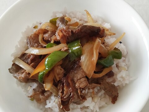 10分で簡単!焼肉丼